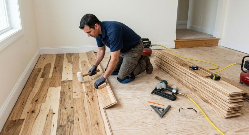 Hickory Floor Installation in Hanover, PA