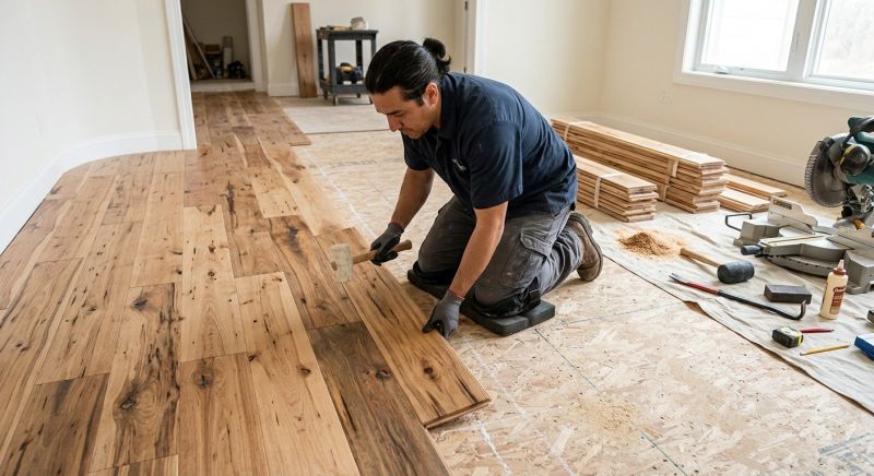 Hickory Floor Installation in Hanover, PA