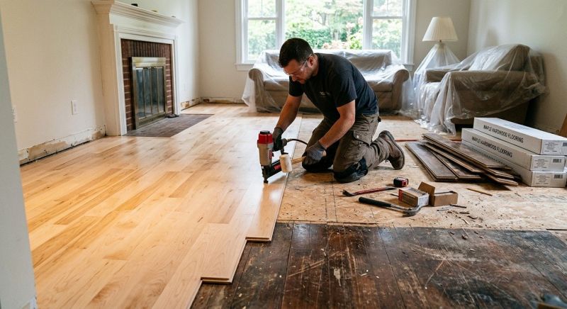 Maple Flooring Installation in Glenville, PA