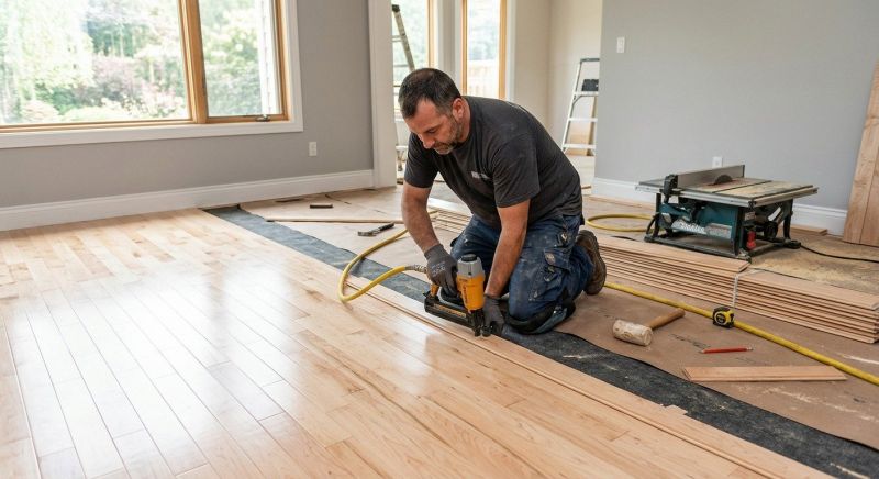 Maple Flooring Installation in Hanover, PA