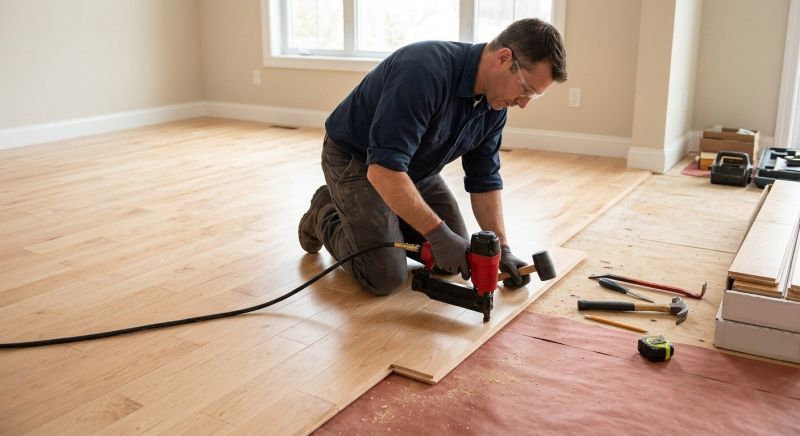 Maple Flooring Installation in New Freedom, PA