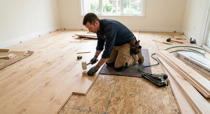 Maple Flooring Installation in Westminster, MD