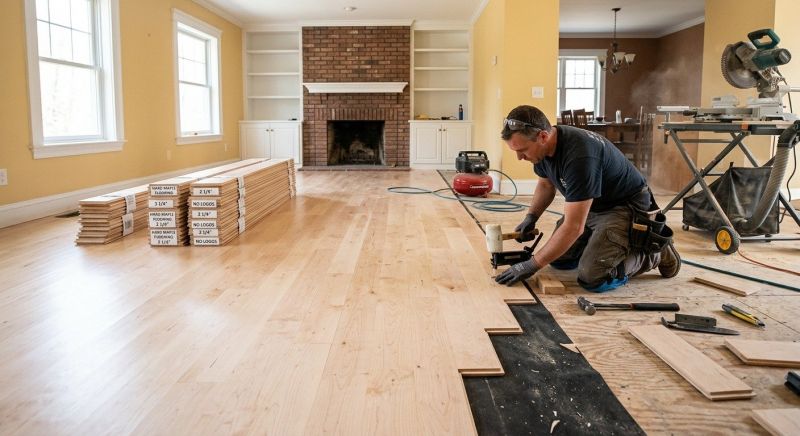 Maple Flooring Installation in York, PA