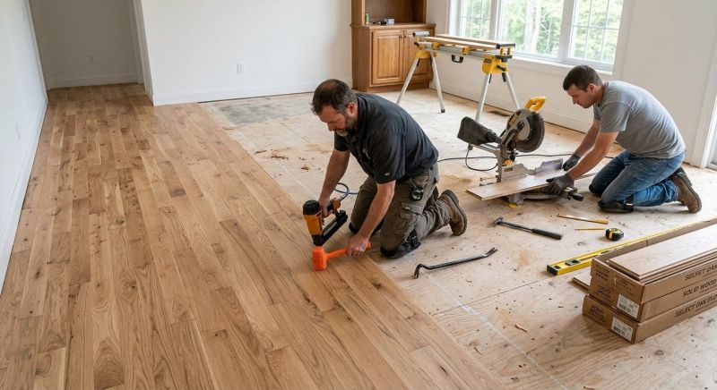Oak Floor Installation in Gettysburg, PA