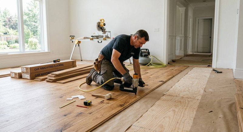 Oak Floor Installation in Littlestown, PA