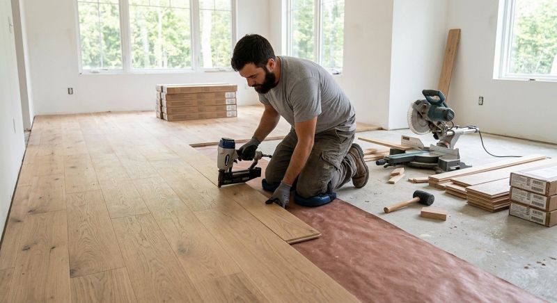 Oak Floor Installation in Parkton, MD