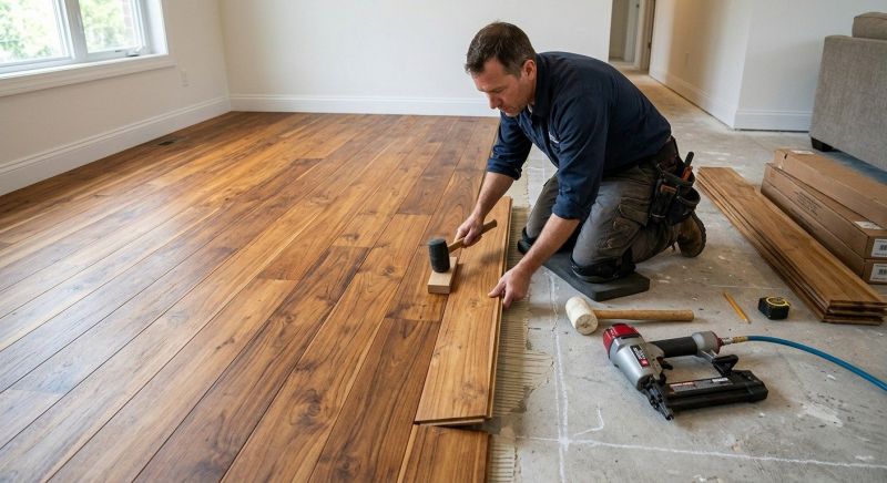 Teak Flooring Installation in Hanover, PA