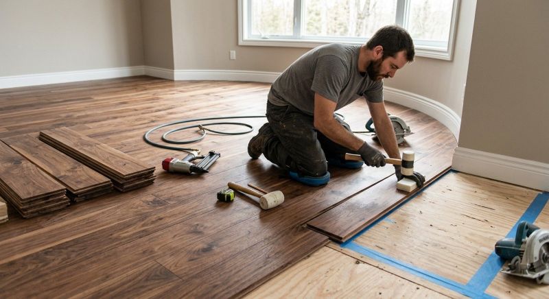 Walnut Flooring Installation in Hanover, PA