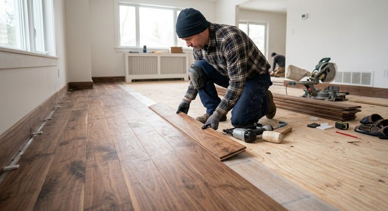 Walnut Flooring Installation in Hanover, PA