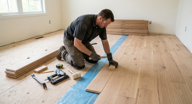 Wood Floor Replacement in Glen Rock, PA