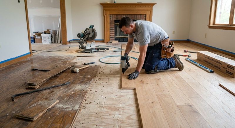 Wood Floor Replacement in Hampstead, MD