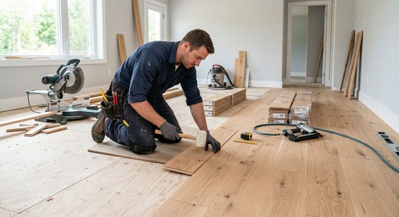Wood Flooring Installation in Maryland Line, MD